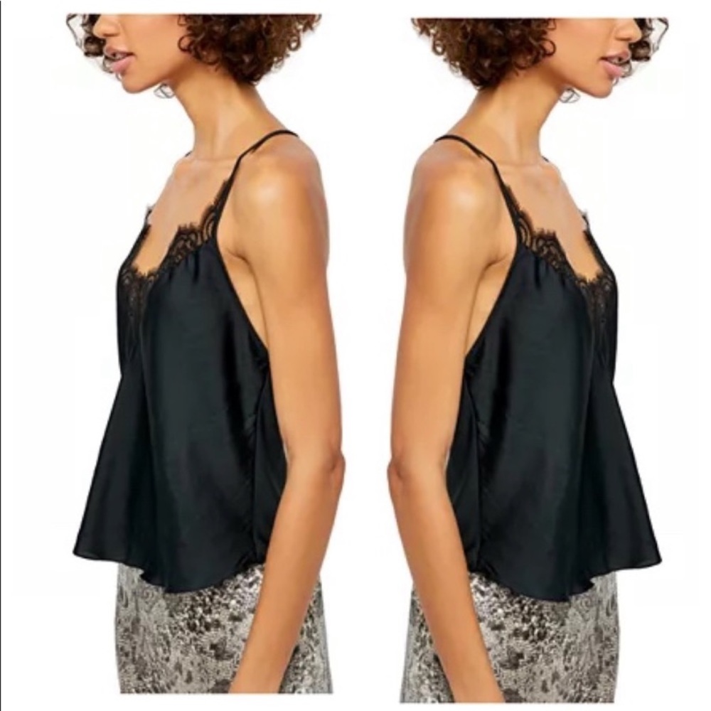 FREE PEOPLE Starlight Cami In Black Lace Camisole - Picture 3 of 7